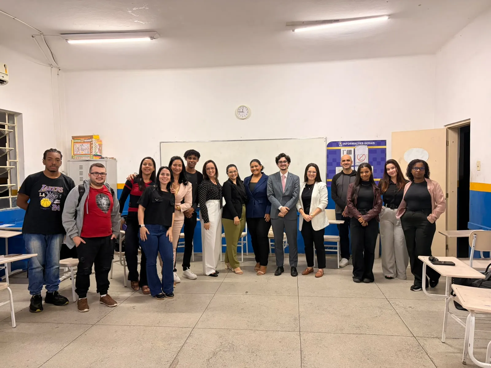 Participantes do encontro do Grupo de Estudos Jurídicos na Faculdade CNEC Itaboraí